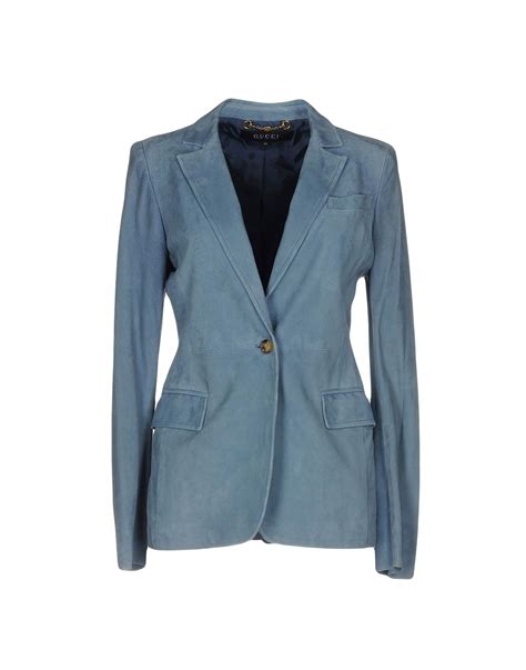 gucci sky blue coat|Gucci blazers for women.